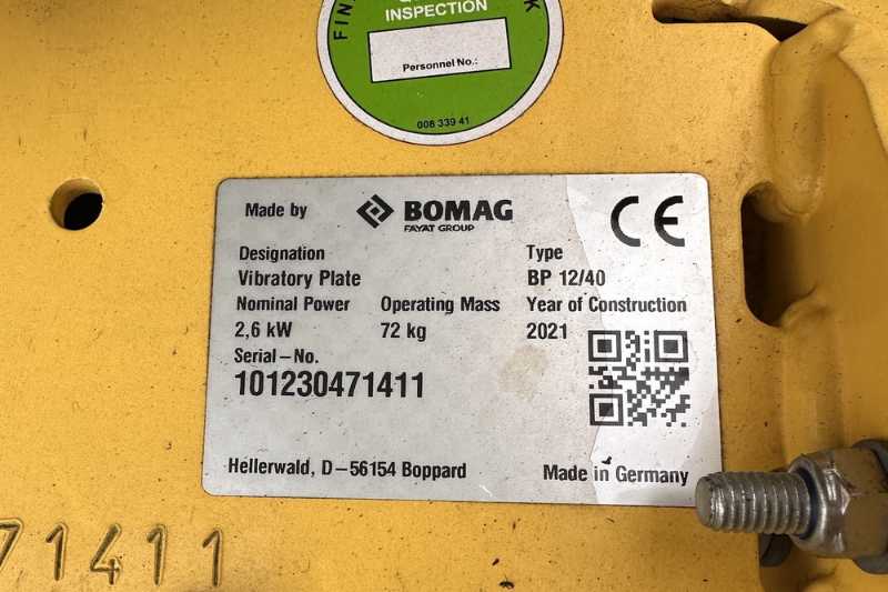 OmecoHub - Immagine BOMAG BP12-40